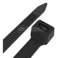Хомут кабельный 4.8х500 тройной замок нейл. черн. (уп.100шт) Rexant 67-0501