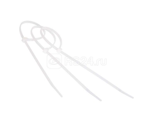 Хомут кабельный 7.6х300 нейл. бел. (уп.100шт) Rexant 07-0302