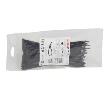 Хомут кабельный Colring 2.4х140 черн. (уп.100шт) Leg 031801