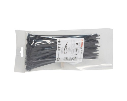 Хомут кабельный Colring 3.5х180 черн. (уп.100шт) Leg 031804