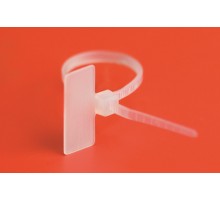 Хомут кабельный маркировочный 2.5х210 полиамид бел. (уп.100шт) DKC 252210-M