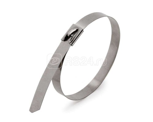 Хомут кабельный СКС (304) 4.6х400 стальной (уп.10шт) Fortisflex 78721