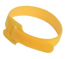 Хомут-липучка ХКл 14х310 жел. (уп.100шт) ИЭК UHL10-14-310-100-K05