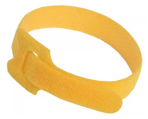 Хомут-липучка ХКл 14х310 жел. (уп.100шт) ИЭК UHL10-14-310-100-K05