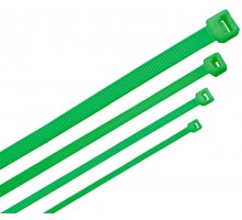Хомут-стяжка для кабеля 3.6х200мм нейлон зел. (уп.100шт) ITK HKG-W36-L200