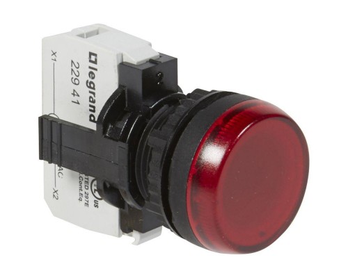 Индикатор 230В d22 3мм красн. Osmoz Leg 023791