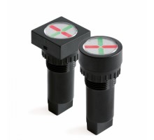 Индикатор положения штекерное подкл. уст. размер 16/24 квад. зел./желт. 230В DKC AC4F12GY230