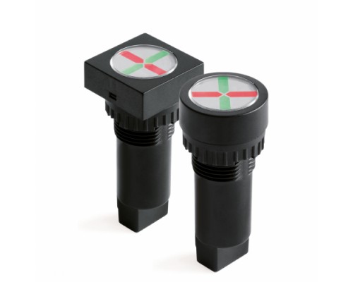 Индикатор положения штекерное подкл. уст. размер 16/24 квад. зел./желт. 230В DKC AC4F12GY230