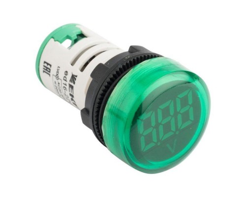 Индикатор значения напряжения ED16-22VD зел. PROxima EKF ed16-22vd-g