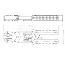 Инструмент HL-3H00010 обжимной для разъемов RJ45 серии PLEZ Hyperline 403345