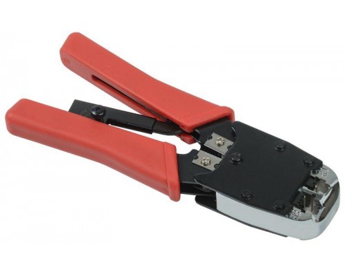 Инструмент обжимной для RJ45/12 с храповым механизмом вертикальный обжим оранж. ITK TM1-B11V