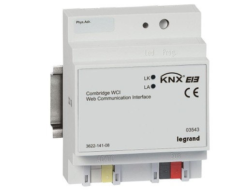 Интерфейс IP/KNX DIN 4мод. Leg 003543