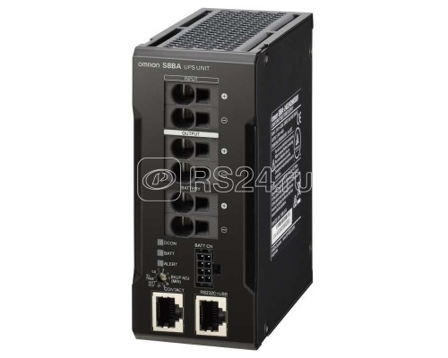 Источник бесперебойного питания S8BA24D24D960SBF монтаж на DIN-рейку с раздельной батареей DC-DC 24/24 В= 40 А 960Вт Omron 683500