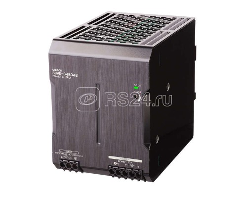 Источник импульсный S8VKG48048 480Вт вход. 240В 350В выход. 48В вход. 0.58А выход. 10А 50/60Гц (47..450Гц) защита от перегрузки защита от повыш. напряж. Omron 374873