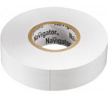 Изолента ПВХ 15мм (рул.10м) бел. NIT-B15-10/WH Navigator 71228