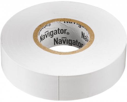 Изолента ПВХ 15мм (рул.20м) бел. NIT-B15-20/WH Navigator 71102
