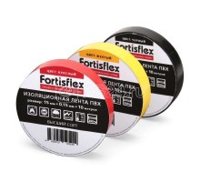 Изолента ПВХ 15x0.15х10 черн. Fortisflex 71228