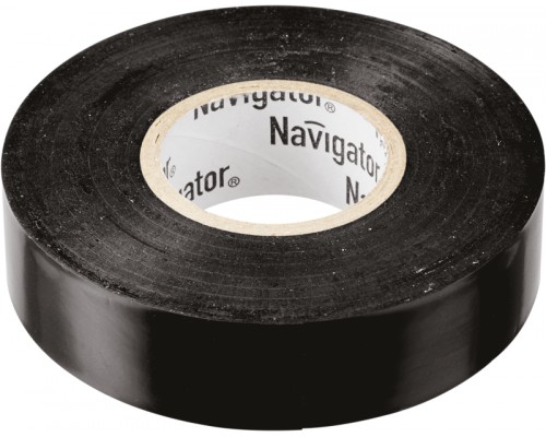 Изолента ПВХ 19мм (рул.20м) черн. NIT-A19-20/BL Navigator 71110