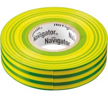 Изолента ПВХ 19мм (рул.20м) жел/зел. NIT-A19-20/YG Navigator 71115