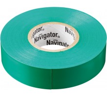 Изолента ПВХ 19мм (рул.20м) зел. NIT-A19-20/G Navigator 71113