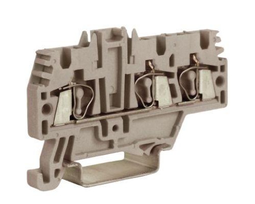 Изолятор прох. HMM.2/1+2GR 2.5кв.мм сер. DKC ZHM510GR