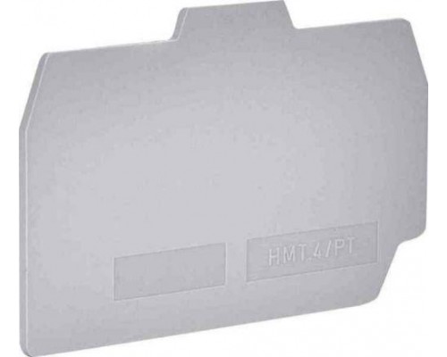Изолятор торц. HMT.4/PT/GR сер. для клемм HMM.4 / HTE.4 DKC ZHM251GR