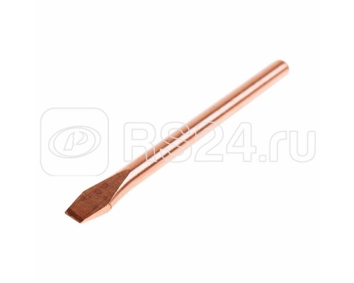 Жало медное d4.8 для паяльников 40Вт (тип: клин) Rexant 12-9942