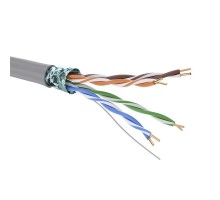 Кабель CAT 5е F/UTP Hг(A)-LSLTx бухта 305м сер. DKC RN5EFUA03GY