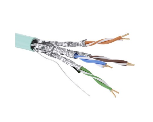 Кабель CAT 6A U/FTP Hг(A)-LSLTx бухта 500м аква DKC RN6AUFA03AQ