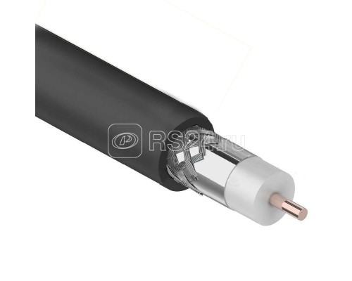 Кабель RG 6U+CU 48х0.12 (75 Ом) наружн. 100м (м) Rexant 01-2222
