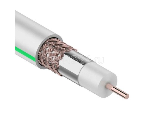 Кабель SAT 703B+Cu/Al/Cu (75%) 75Ом Б (уп.10м) Rexant 01-2431-10