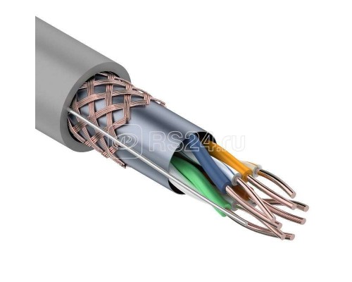 Кабель S/FTP 4х2х(0.16х7) кат.5е медь мж 305м (м) Rexant 01-0343