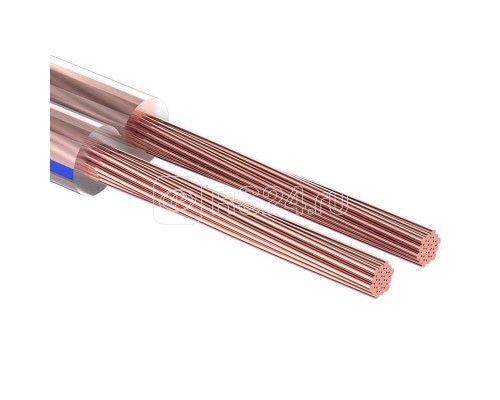 Кабель Stereo 2х2 BLUELINE прозр. (уп.100м) PROCONNECT 01-6207-6