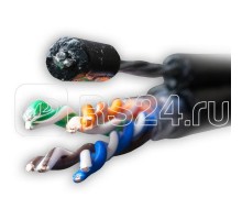 Кабель UTP 4х2х0.51 кат. 5е Cu PE Out. T-FG8 (трос) 305м (м) SUPRLAN Premium 01-0308