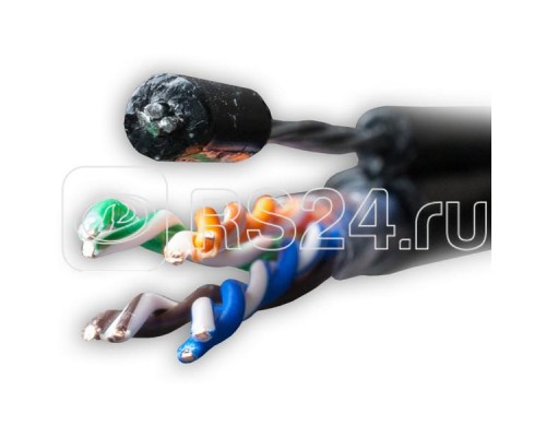 Кабель UTP 4х2х0.51 кат. 5е Cu PE Out. T-FG8 (трос) 305м (м) SUPRLAN Premium 01-0308