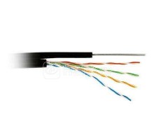 Кабель UTP 4х2х24AWG кат.5е медь с тросом бухта (м) Rexant 01-0046