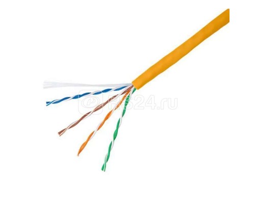 Кабель UTP 4х2х24AWG нг(А)HF кат.5е медь 305м (м) Rexant 01-0049
