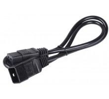 Кабель электропит. PDU 3х1.5 1м с разъемами С19-C20 ITK PC-C19C20-1M