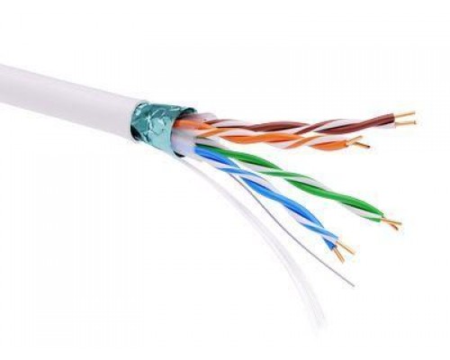 Кабель информационный экранированый F/UTP 4х2 кат.5е PVC бел. DKC RN5EFUPV3WH