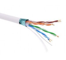 Кабель информационный экранированный F/UTP 4х2 кат.5е LSZH бел. DKC RN5EFULS3WH