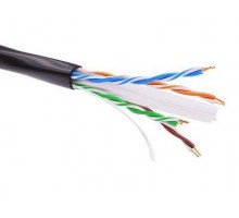Кабель информационный не экранированый U/UTP 4х2 кат.6 PE черн. DKC RN6UUPE3BK