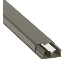Кабель-канал 2-секц. 40х16 L2100 пластик DLPlus с перегородкой корич. Leg 030081