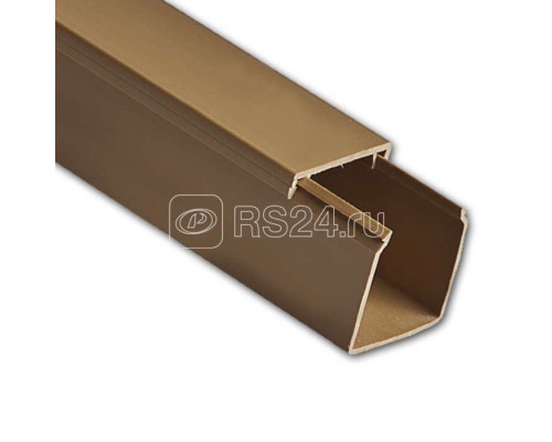 Кабель-канал 60х60 L2000 пластик коричн. Рувинил РКК-60х60-К