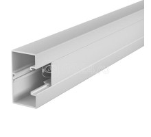 Кабель-канал Rapid 45-2 с крышкой 53х100х2000мм ПВХ (дл.2м) сер. OBO 6113002