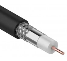 Кабель коаксиальный RG11 CCS 75Ом FPE PVC черн. (300м) GENERICA ITK CC1-R1F1-119-300-G