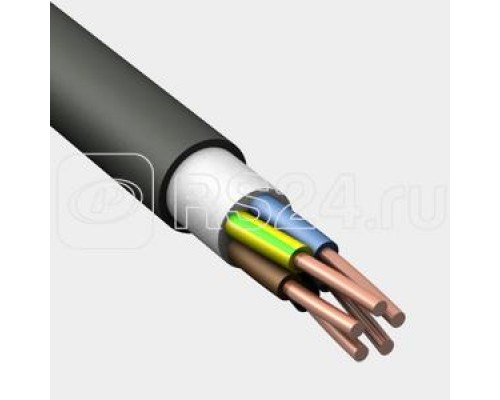 Кабель ППГнг(А)-HF 5х6 (N PE) 0.66кВ (м) Конкорд 4678