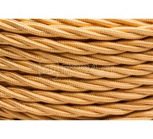 Кабель ретро коаксиальный глянец зол. (уп.20м) Bironi B1-426-079-20