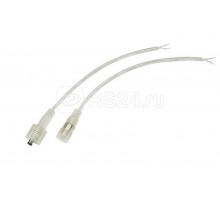 Кабель соединительный (2pin) герметичный (IP67) 2х0.35кв.мм 300В прозр. Rexant 11-9322
