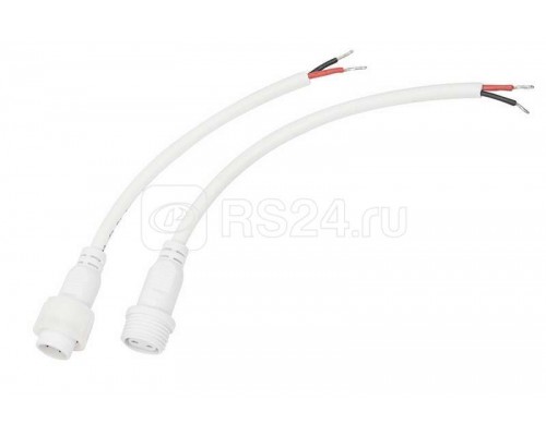 Кабель соединительный (2pin) герметичный (IP67) 2х1.0кв.мм 300В бел. Rexant 11-9820