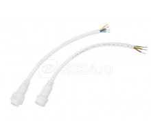 Кабель соединительный (4pin) герметичный (IP67) 4х0.75кв.мм 300В бел. Rexant 11-9440